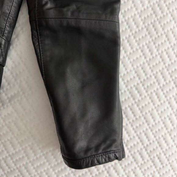 G-Star Biker Leather Jacket - Picture 9 of 13